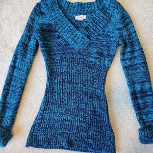 Blue Arizona V-neck sweater